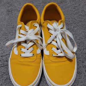 NEW vans size 7 womens Yellow